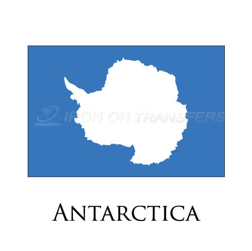 Antarctica flag Iron-on Stickers (Heat Transfers)NO.1814